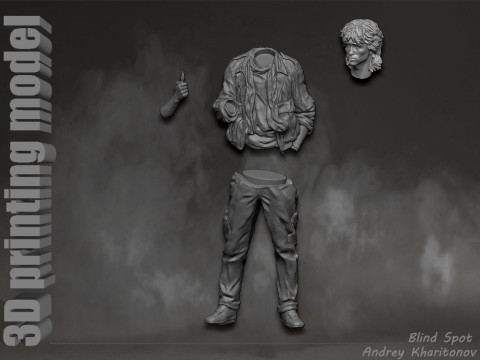 Victor Tsoi 3D Print Model