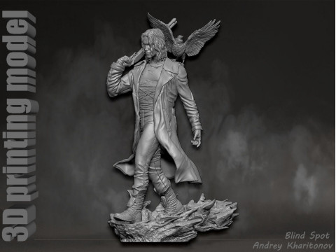 The Crow 3D Print Model