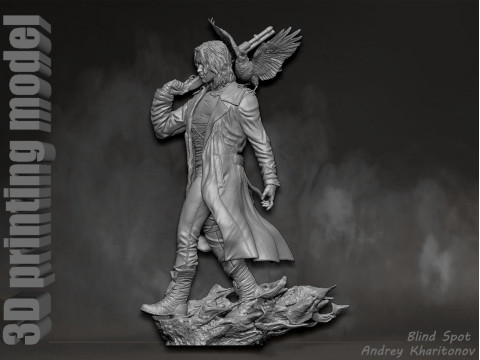 The Crow 3D Print Model