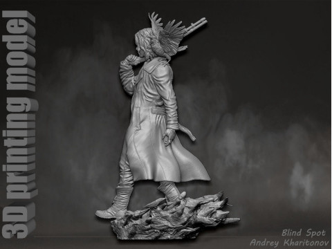 The Crow 3D Print Model
