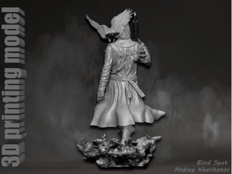 The Crow 3D Print Model