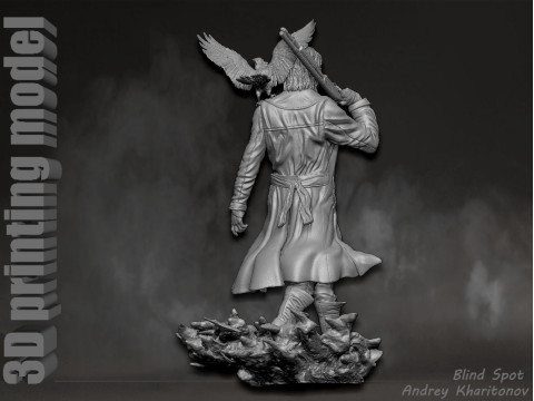 The Crow 3D Print Model