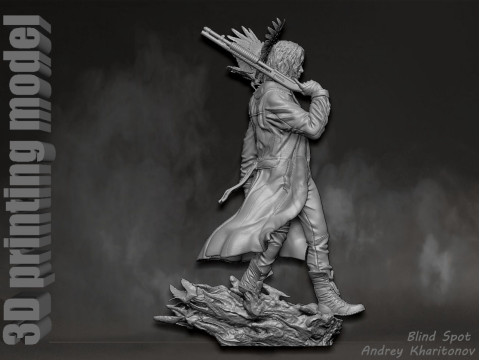 The Crow 3D Print Model