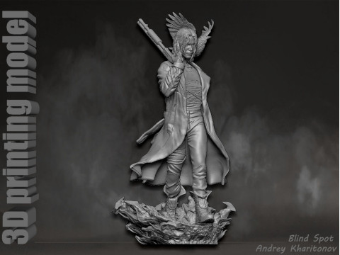 The Crow 3D Print Model