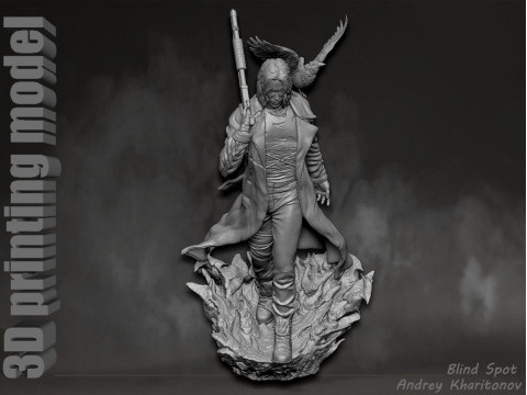 The Crow 3D Print Model