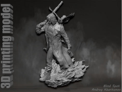 The Crow 3D Print Model