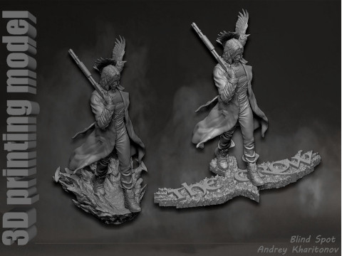 The Crow 3D Print Model