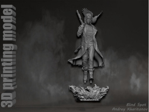 The Crow 3D Print Model