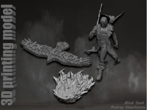 The Crow 3D Print Model
