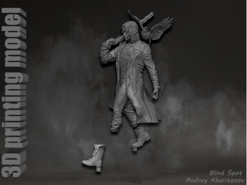 The Crow 3D Print Model