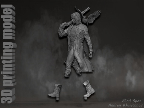 The Crow 3D Print Model