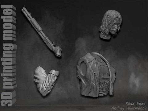 The Crow 3D Print Model