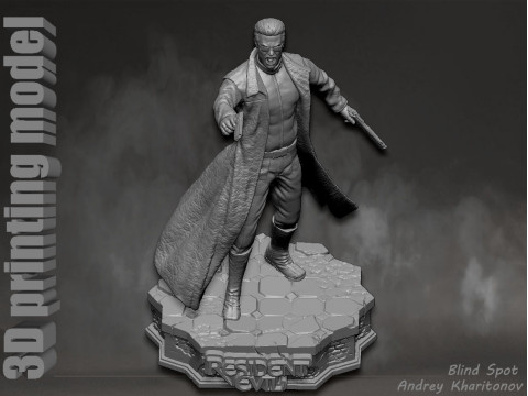 Albert Wesker Resident Evil 3D 打印模型