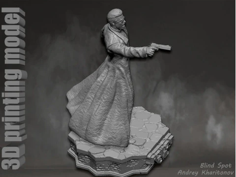 Albert Wesker Resident Evil 3D Print Model