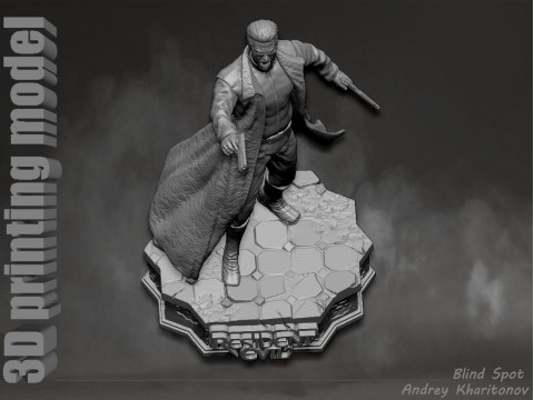 Albert Wesker Resident Evil 3D 打印模型