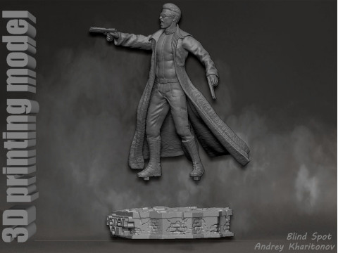 Albert Wesker Resident Evil 3D 打印模型