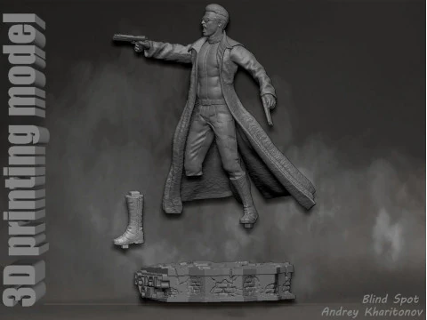 Albert Wesker Resident Evil 3D Print Model