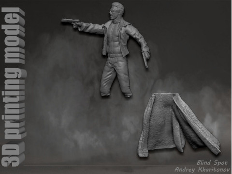 Albert Wesker Resident Evil 3D 打印模型