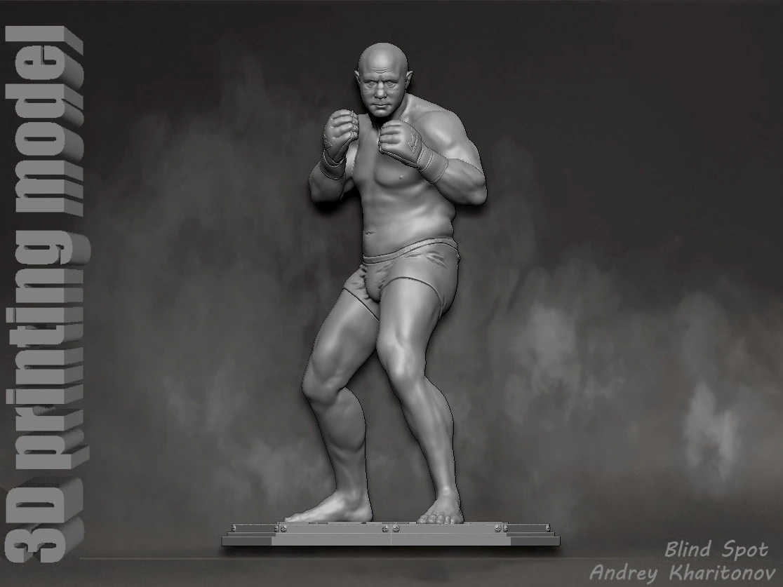 Fedor Emelianenko 3D Print Model .c4d .max .obj .3ds .fbx .stl .blend 