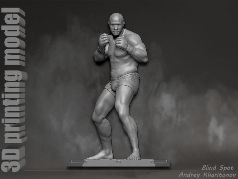Fedor Emelianenko 3Dプリントモデル