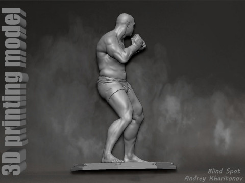 Fedor Emelianenko 3D Baskı Modeli