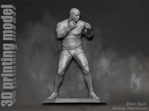 Fedor Emelianenko 3D Baskı Modeli