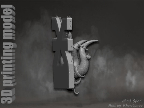 Khorne symbol pano Modèles 3D en vedette