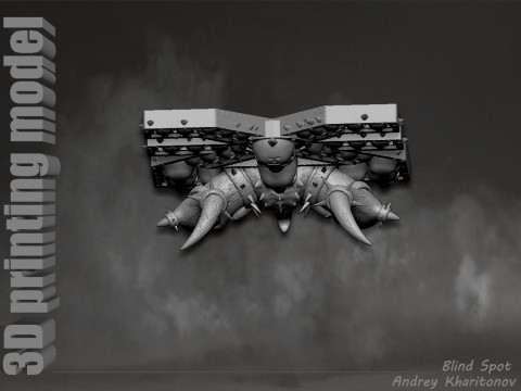 Khorne symbol pano Modèles 3D en vedette