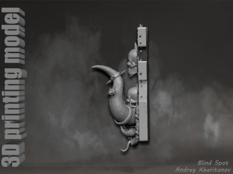 Khorne symbol pano Modèles 3D en vedette