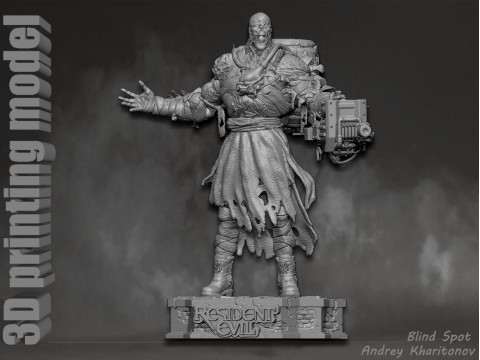 Nemesis Resident Evil 3D Print Model