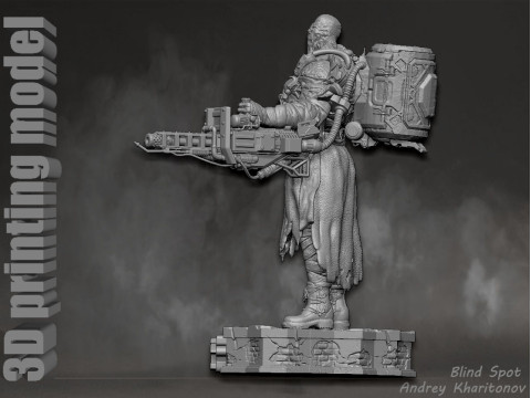 Nemesis Resident Evil 3D Print Model