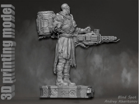 Nemesis Resident Evil 3D Print Model