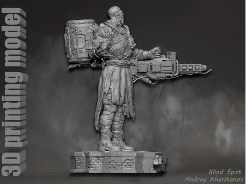 Nemesis Resident Evil 3D Print Model