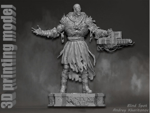Nemesis Resident Evil 3D Print Model