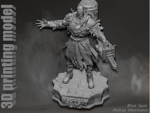 Nemesis Resident Evil 3D Print Model