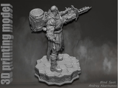 Nemesis Resident Evil 3D Print Model
