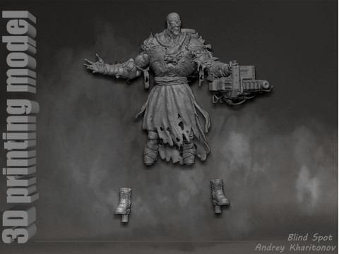 Nemesis Resident Evil 3D Print Model