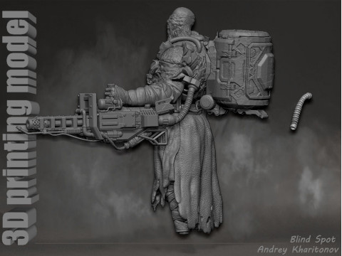Nemesis Resident Evil 3D Print Model