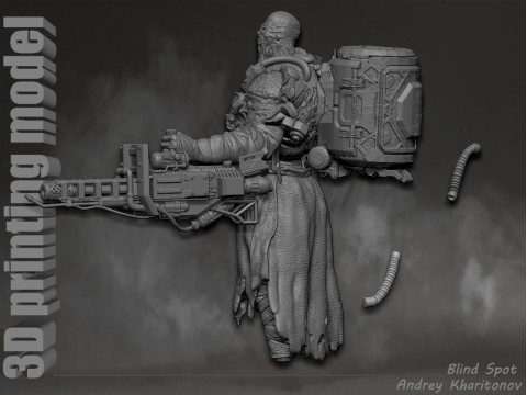 Nemesis Resident Evil 3D Print Model