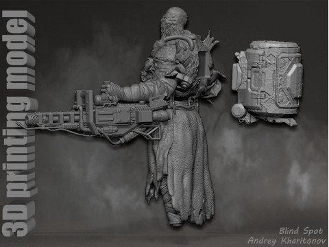 Nemesis Resident Evil 3D Print Model