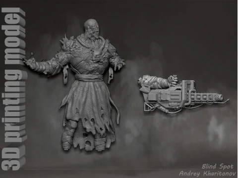 Nemesis Resident Evil 3D Print Model