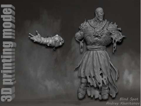Nemesis Resident Evil 3D Print Model
