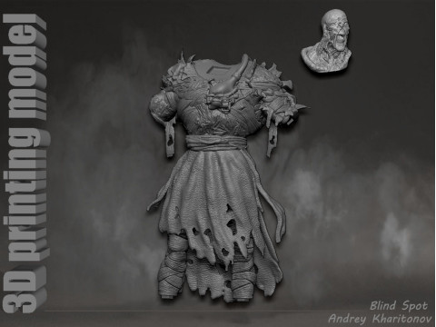 Nemesis Resident Evil 3D Print Model