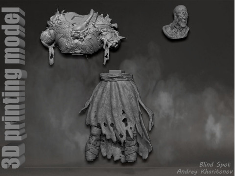 Nemesis Resident Evil 3D Print Model