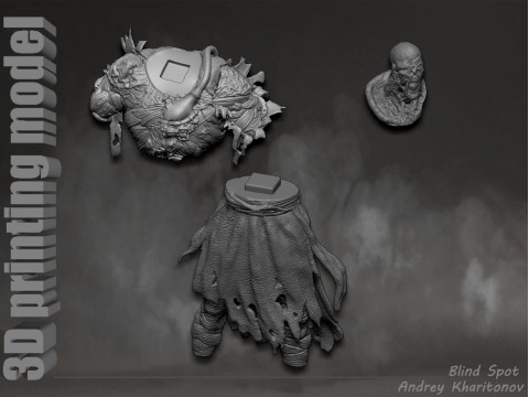 Nemesis Resident Evil 3D Print Model