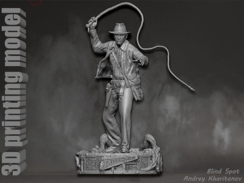 Indiana Jones 3Dプリントモデル