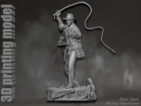 Indiana Jones 3D Print Model