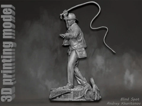 Indiana Jones 3D Print Model