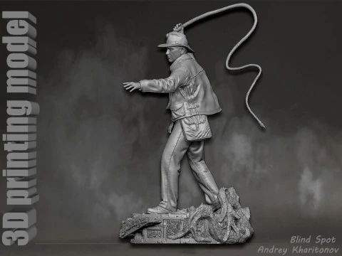 Indiana Jones 3D Print Model