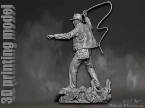 Indiana Jones 3D Print Model